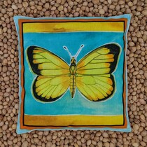 Nahřívací polštářek s třešňovými peckami Motýl Žluťásek