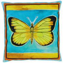 Nahřívací polštářek s třešňovými peckami Motýl Žluťásek